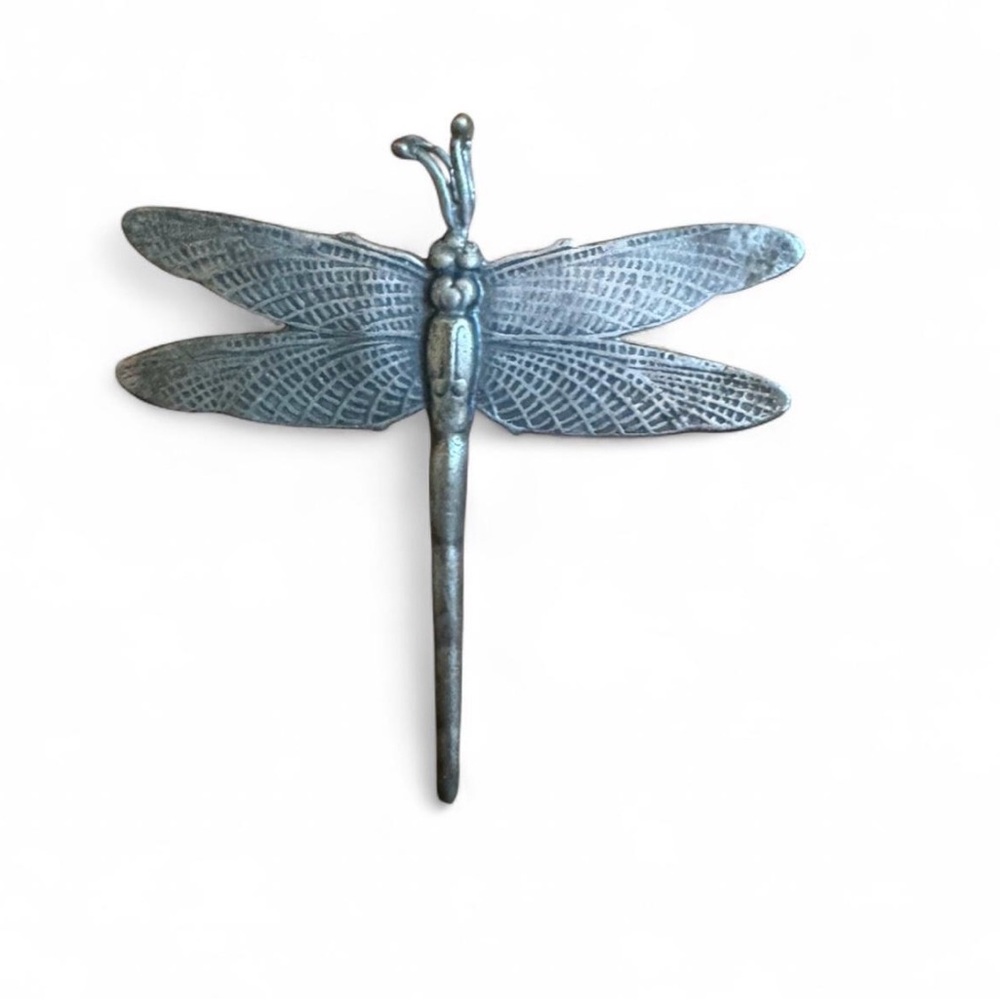 Silver Dragonfly necklace charm